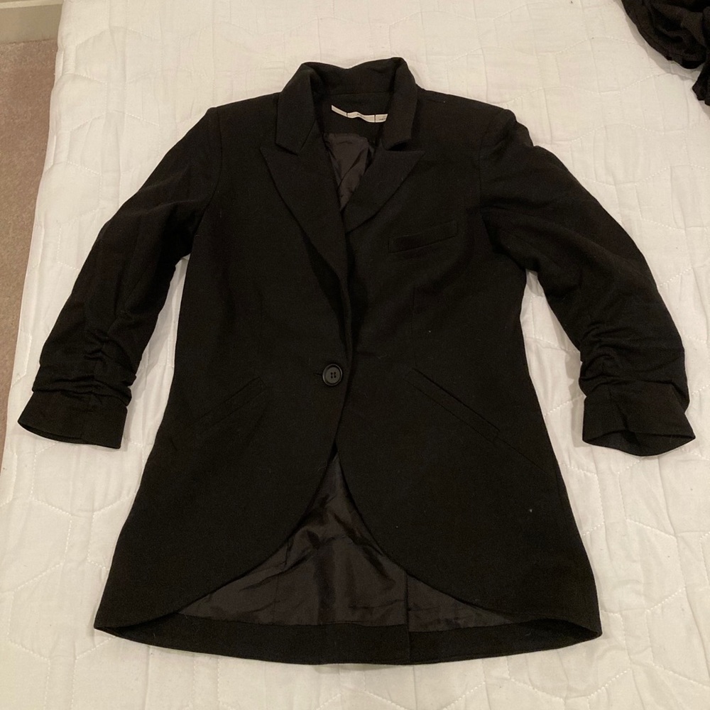 Gibson 3/4 sleeve blazer jacket